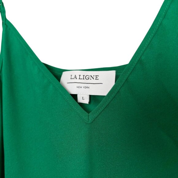 La Ligne Recycled Polyester Midi Slip Dress - Picture 2 of 4